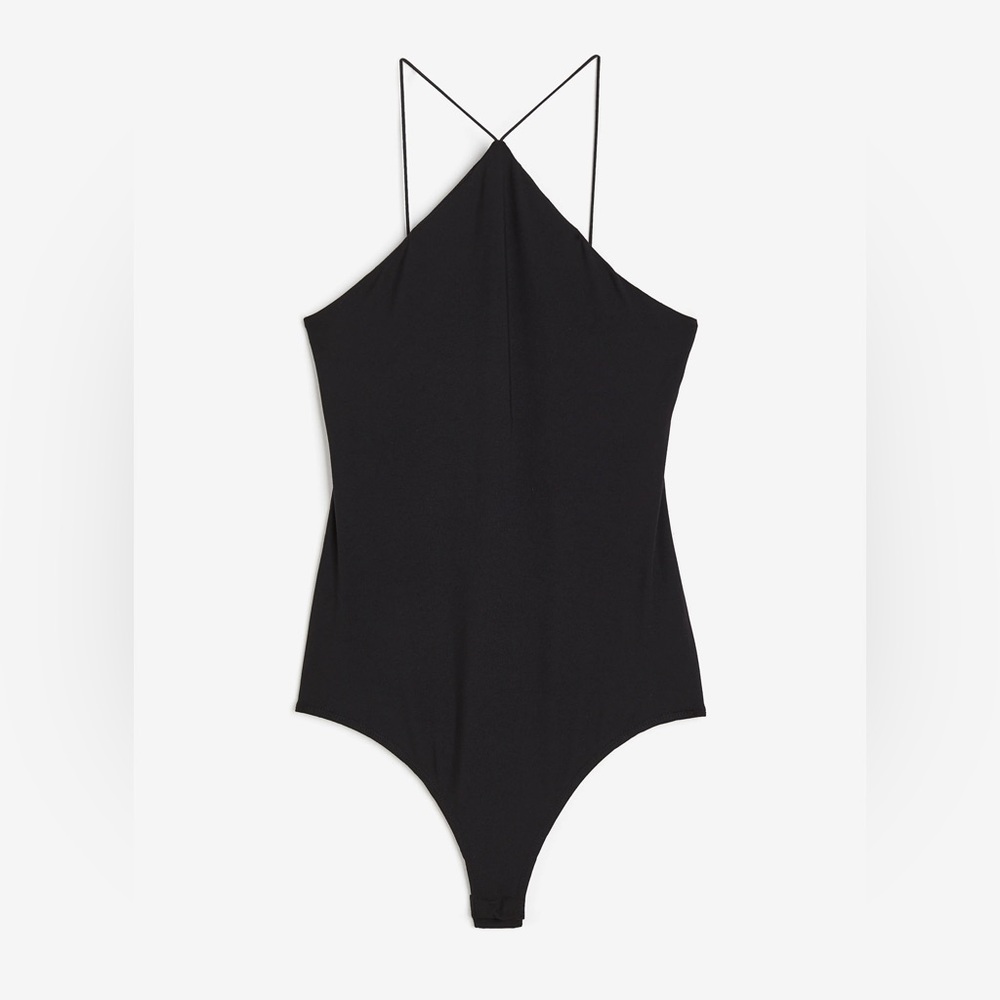 Black Jersey Bodysuit